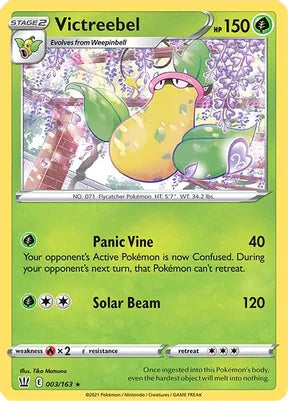 Pokemon - BATTLE STYLES - 003/163 - Victreebel - Reverse Holo - Rare