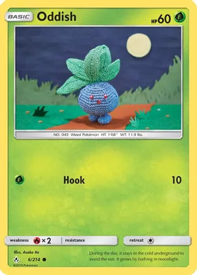 Pokemon TCG - UNBROKEN BONDS - 006/214 - ODDISH - Common