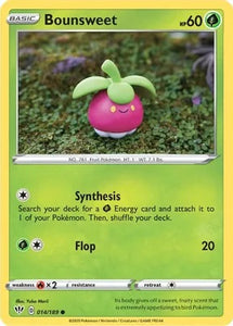 Pokemon TCG - DARKNESS ABLAZE - 014/189 - BOUNSWEET - Common