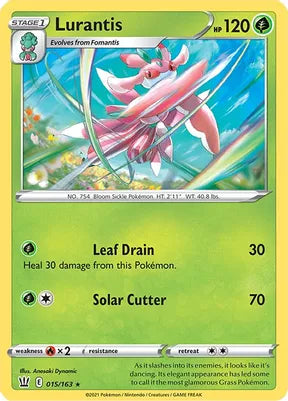 Pokemon - BATTLE STYLES - 015/163 - Lurantis - Rare