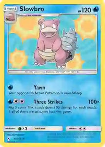 Pokemon TCG - UNBROKEN BONDS - 043/214 - SLOWBRO - Holo - Rare