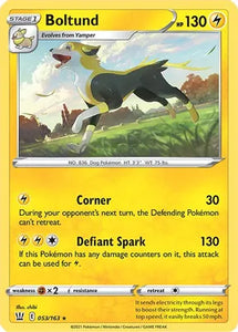 Pokemon - BATTLE STYLES - 053/163 - Boltund - Rare