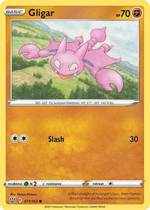 Pokemon TCG - BATTLE STYLES - 071/163 - GLIGAR - Common