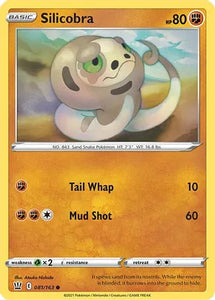 Pokemon TCG - BATTLE STYLES - 081/163 - SILICOBRA - Common