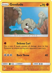 Pokemon TCG - UNBROKEN BONDS - 087/214 - GEODUDE - Common