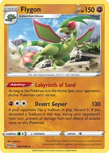 Pokemon TCG - DARKNESS ABLAZE - 091/189 - FLYGON - Rare