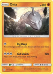 Pokemon TCG - COSMIC ECLIPSE - 105/236 - ONIX - Common