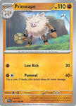 Pokemon TCG - PALDEA EVOLVED - 107/193 - PRIMEAPE - Reverse Holo - Uncommon