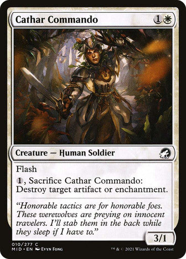 MIDNIGHT HUNT - 10 CATHAR COMMANDO - COMMON WHITE