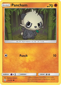 Pokemon TCG - COSMIC ECLIPSE - 119/236 - PANCHAM - Common