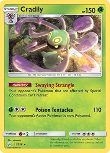 Pokemon TCG - COSMIC ECLIPSE - 011/168 - CRADILY - Rare