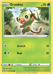 Pokemon TCG - SWORD AND SHIELD - 011/202 - GROOKEY - Reverse Holo - Common