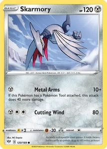 Pokemon TCG - DARKNESS ABLAZE - 120/189 - SKARMORY - Common