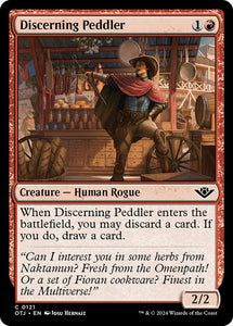 Outlaws Of Thunder Junction - 121 DISCERNING PEDDLER - COMMON RED