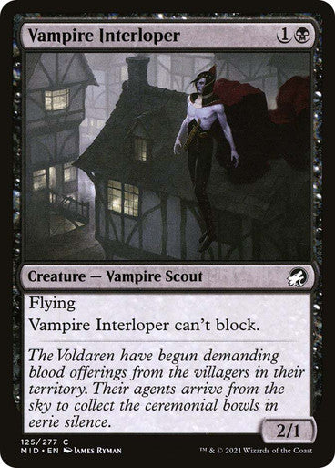 MIDNIGHT HUNT - 125 VAMPIRE INTERLOPER - COMMON BLACK