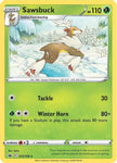 Pokemon TCG - CHILLING REIGN - 012/198 - SAWSBUCK - Reverse Holo - Rare