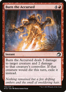 MIDNIGHT HUNT - 132 BURN THE ACCRUED - COMMON RED