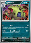 Pokemon TCG - PALDEA EVOLVED - 135/193 - TYRANITAR - Holographic - Rare