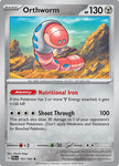 Pokemon TCG - PALDEA EVOLVED - 151/193 - ORTHWORM - Holographic - Rare