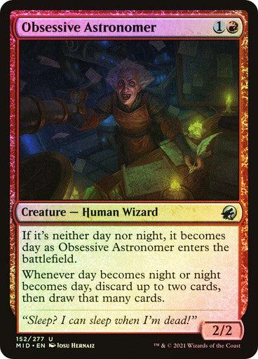 MIDNIGHT HUNT - 152 OBSESSIVE ASTRONOMER - UNCOMMON RED