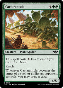 Outlaws Of Thunder Junction - 158 CACTARANTULA - COMMON GREEN