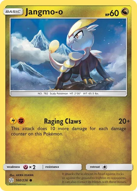 Pokemon TCG - COSMIC ECLIPSE - 160/236 - JANGMO-O - Dragon