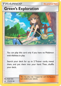 Pokemon TCG - UNBROKEN BONDS - 175/214 - GREEN'S EXPLORATION - Trainer