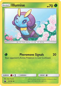 Pokemon TCG - CELESTIAL STORM - 018/168 - ILLUMISE - Uncommon