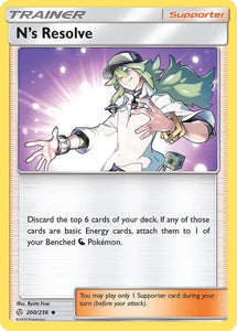 Pokemon TCG - COSMIC ECLIPSE - 200/236 - N`s RESOLVE - Trainer