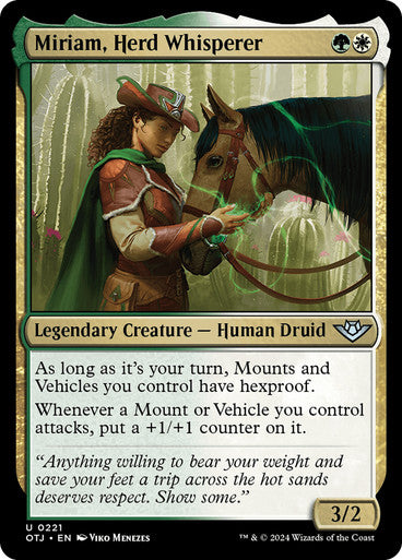 Outlaws Of Thunder Junction - 221 MIRIAM, HERD WHISPERER - UNCOMMON MULTI COLOUR