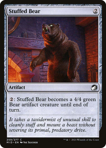 MIDNIGHT HUNT - 259 STUFFED BEAR - COMMON ARTIFACT