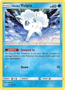 Pokemon TCG - COSMIC ECLIPSE - 039/236 - ALOLAN VULPIX - Common