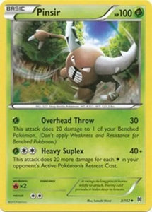 Pokemon TCG - BREAKTHROUGH - 003/162 - PINSIR - Reverse Holo - Uncommon