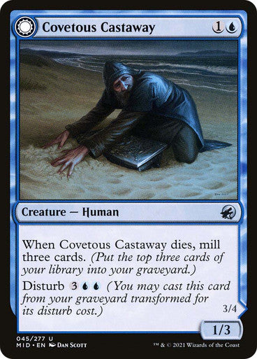 MIDNIGHT HUNT - 45 COVETOUS CASTAWAY - UNCOMMON BLUE