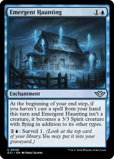 Outlaws Of Thunder Junction - 46 EMERGENT HOUSING - UNCOMMON BLUE