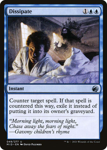 MIDNIGHT HUNT - 49 DISSIPATE - UNCOMMON BLUE