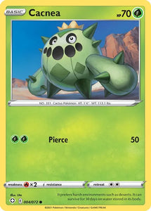 Pokemon TCG - SHINING FATES - 004/072 - CACNEA - Common