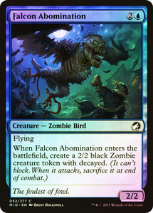 MIDNIGHT HUNT - 52 FALCON ABOMINATION - COMMON BLUE