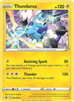 Pokemon TCG - CHILLING REIGN - 052/198 - THUNDURUS - Reverse Holo - Rare