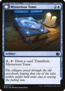 MIDNIGHT HUNT - 63 MYSERIOUS TOME - UNCOMMON BLUE ARTIFACT