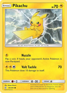 Pokemon TCG - COSMIC ECLIPSE - 066/236 - PIKACHU - Common