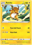 Pokemon TCG - SWORD AND SHIELD - 066/202 - RAICHU - Reverse Holo - Rare