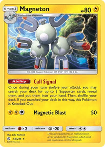 Pokemon TCG - COSMIC ECLIPSE - 069/168 - MAGNETON - Holographic - Rare