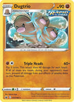 Pokemon TCG - CHILLING REIGN - 077/198 - DUGTRIO - Reverse Holo - Rare