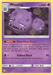 Pokemon TCG - COSMIC ECLIPSE - 077/168 - WEEZING - Rare