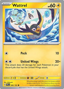 Pokemon TCG - PALDEA EVOLVED - 080/193 - WATTREL - Common