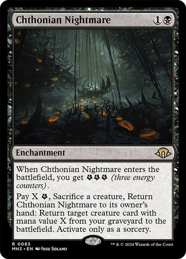 Modern Horizons 3 - 83 CHTHONIAN NIGHTMARE - RARE BLACK