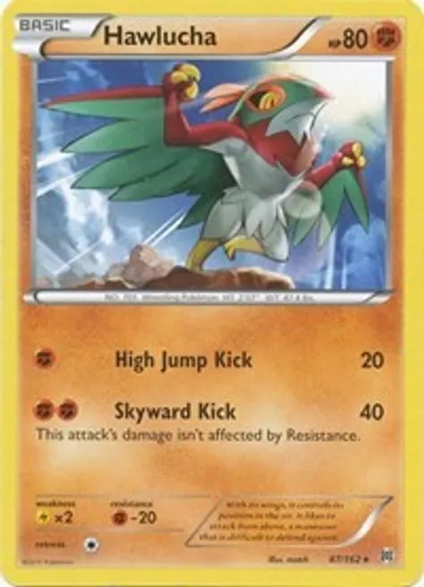 Pokemon TCG - BREAKTHROUGH - 087/162 - HAWLUCHA - Rare