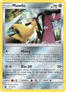 Pokemon TCG - CELESTIAL STORM - 091/168 - MAWILE - Uncommon