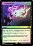 MODERN HORIZONS 3 - 95 FLARE OF MALICE - FOIL - RARE BLACK MH3